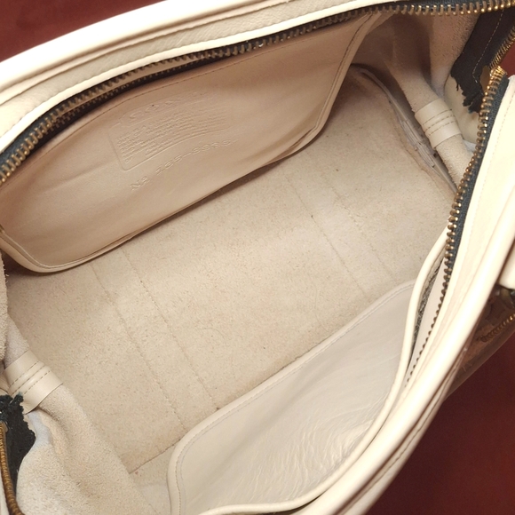 SOLD - NIB! Coach 4055 Vintage Leather Soft Satchel Bag in Bone - Picture 8 of 12